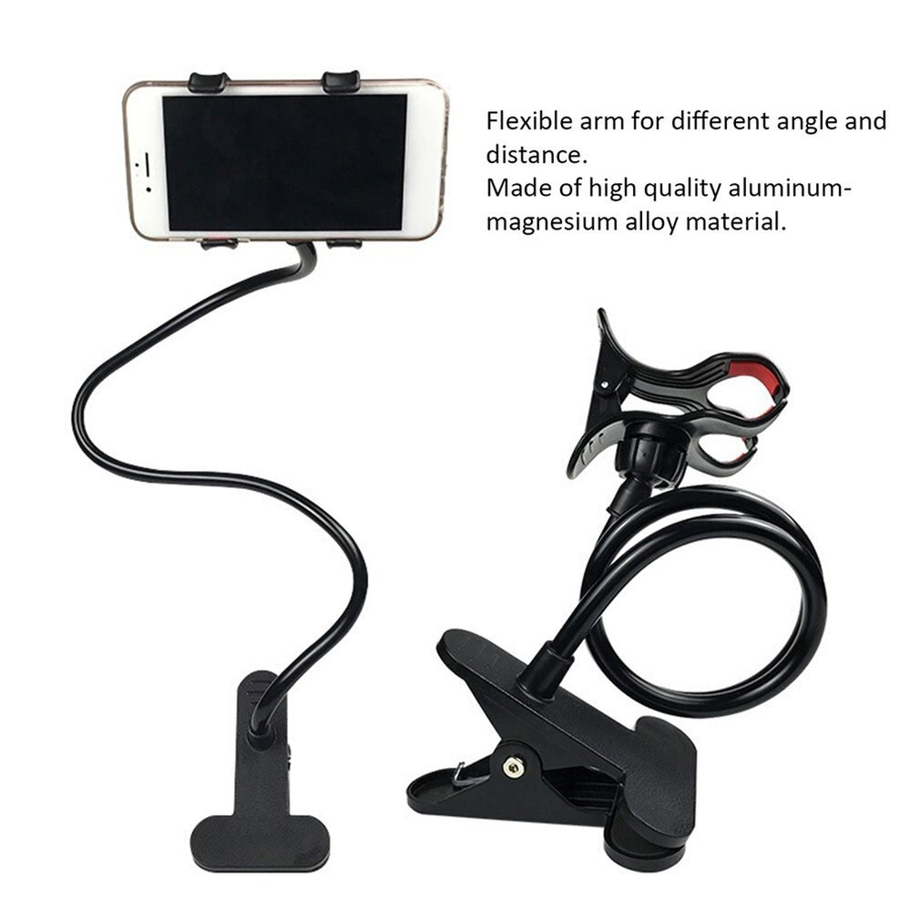 Mobile Phone Lazy Bracket Pvc Platsic Multifunction Stand Holder Flexible Bed Desk Table Clip Bracket 1 Piece