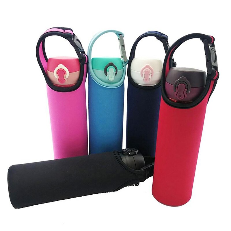 420/550ml Portable Heat Insulated Cup Sleeve Case Travel Water Bottle Covers Protector Storage Bag With Rope Thermos Cover