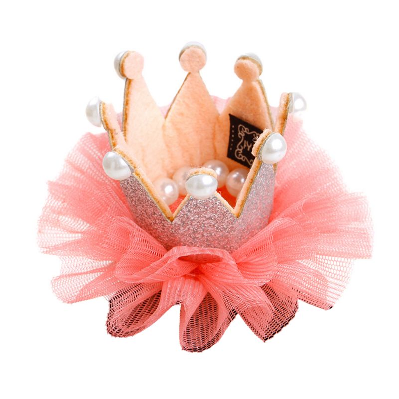 Bonito laço princesa coroa cão gato animal de estimação clipe de cabelo casamento festa de aniversário fotografia decoração suprimentos para animais de estimação presente para kitty filhote de cachorro: S