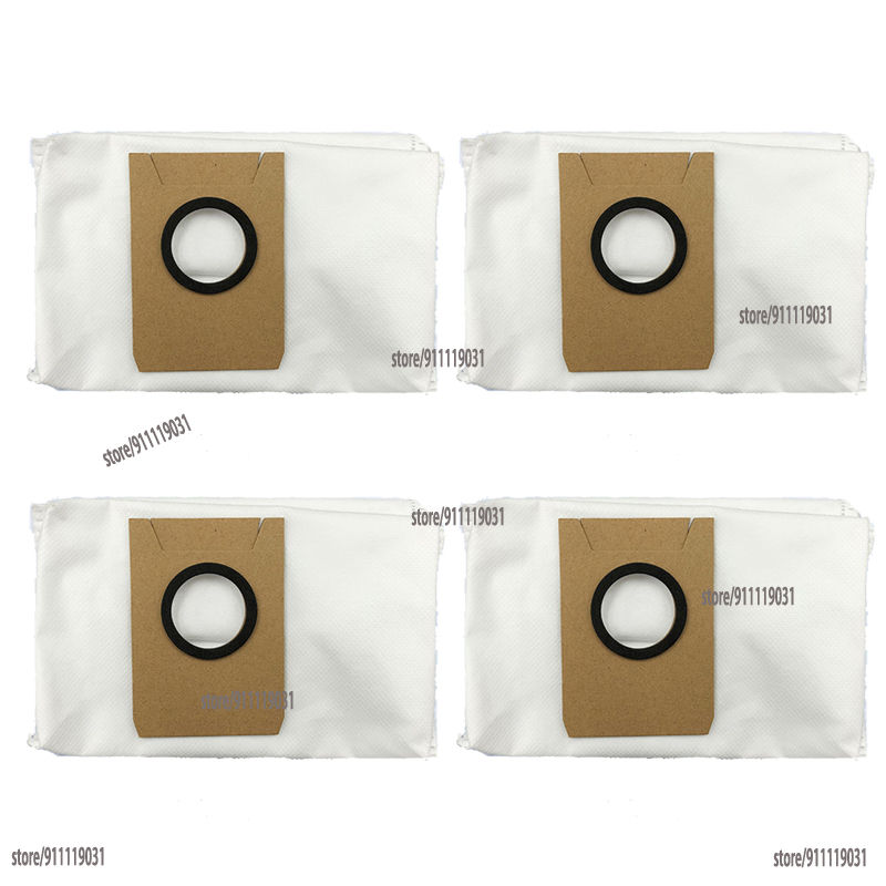 Sacs de poussière pour aspirateur Robot ECOVACS DEEBOT X1 OMNI, sacs anti-fuite de grande capacité, pièces de rechange, accessoires: 4PCS Dust Bag