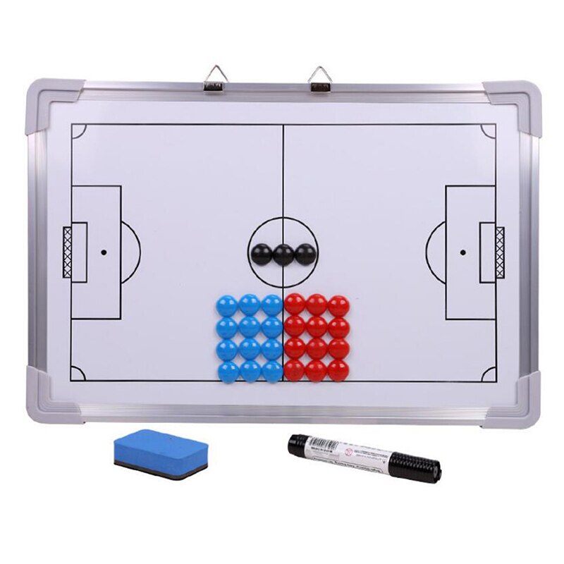 Taktische magnetische platte aus aluminium für fußballspiel-strategie-trainer, rechtes brett für fußballspiel-trainingsgeräte, zubehör