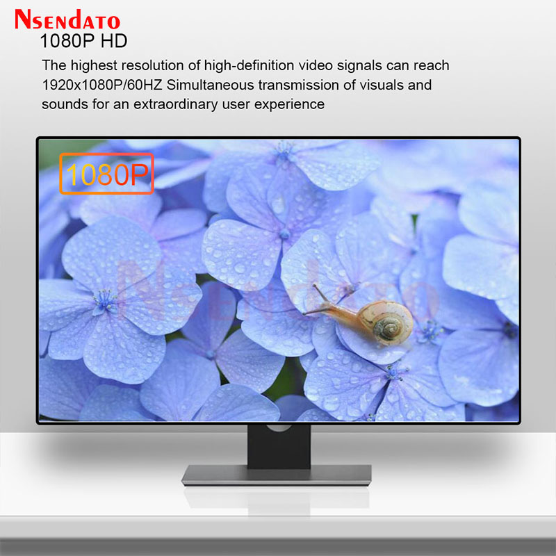 Transmissor e receptor de vídeo sem fio hdmi extensor 50m 1080p hdmi vídeo tv vara dongle adaptador sem fio para câmera portátil pc