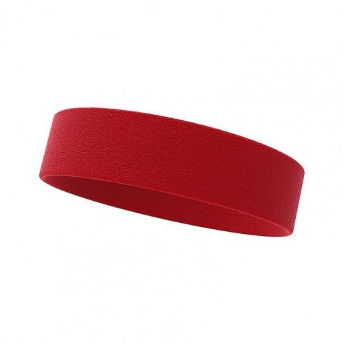 1 pc stirnbänder aus elastischem, saugfähigem baumwoll-sport-stirnband für sportliche betätigung: Rot