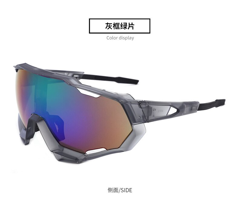 Gafas de ciclismo para hombres gafas de sol de ciclismo coloridas a prueba de viento UV400 gafas de bloqueo ciclismo para ciclismo al aire libre: 6
