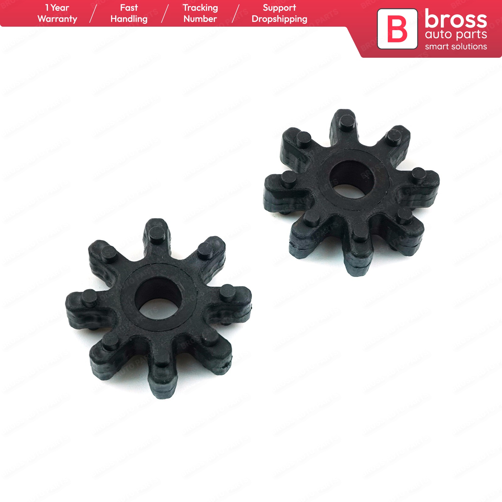 Bross BSP882 2 Pcs Stuurkolom Flexibele Koppeling Flexibele Koppeling 563152 K000FFF, 56315-2K000-FFF Voor Kia Hyundai Top Winkel