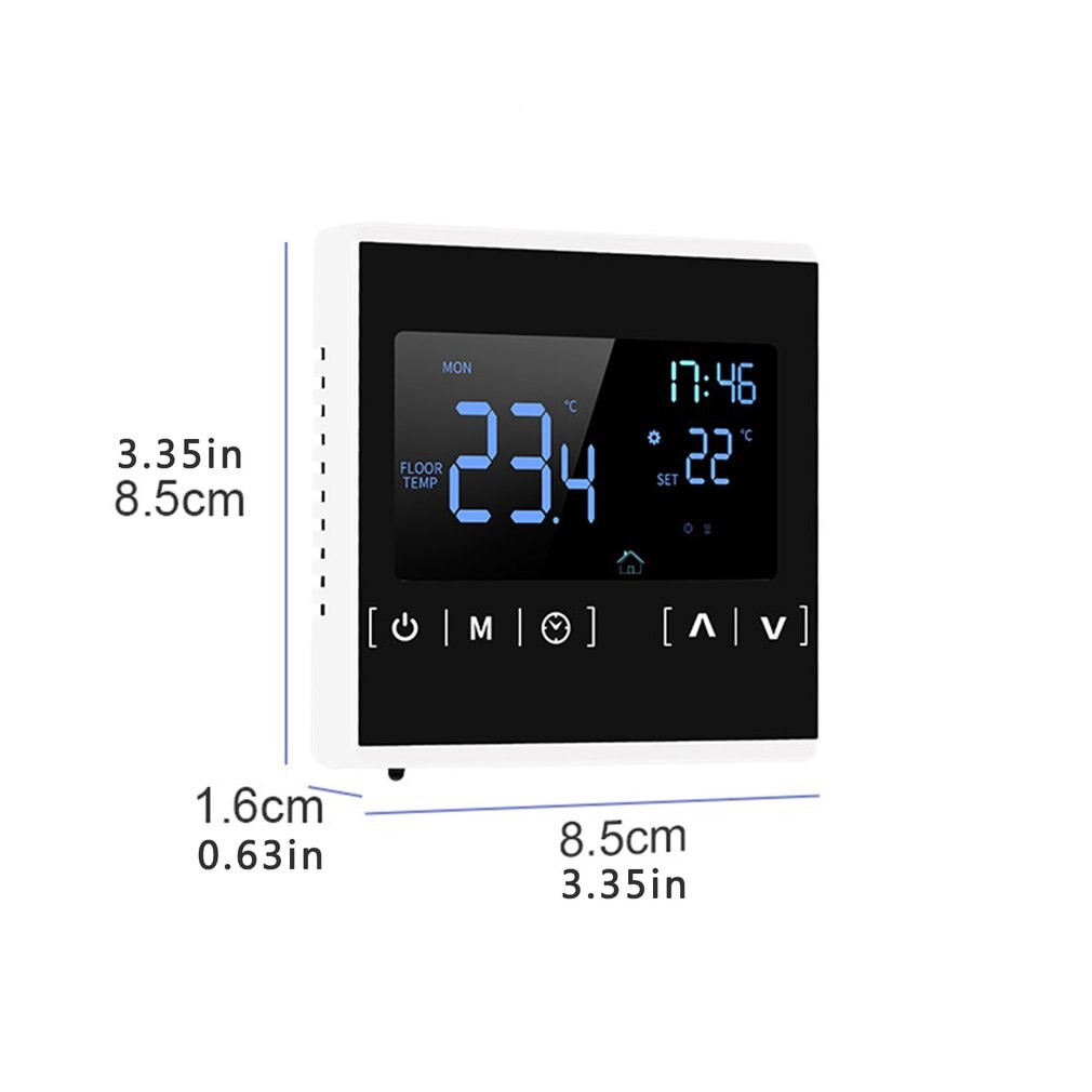 Floor Heating Thermostat Lcd Touch Screen Control Electric Touch Screen Intelligent Temperature Controller With WIFI