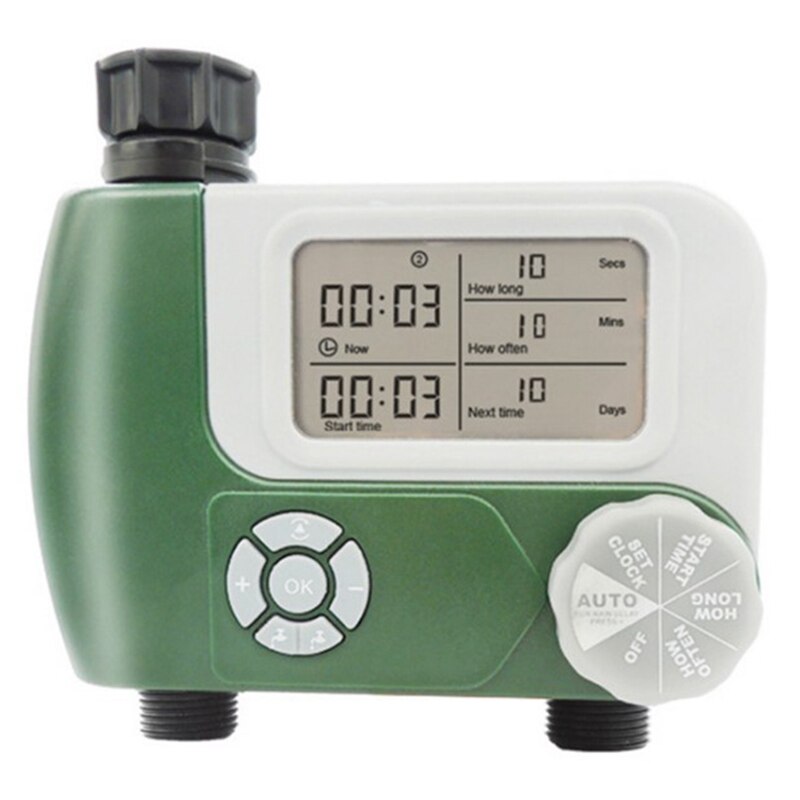 Grifo Digital con temporizador, sistema de riego automático, controlador de riego programable con 2 salidas: Default Title