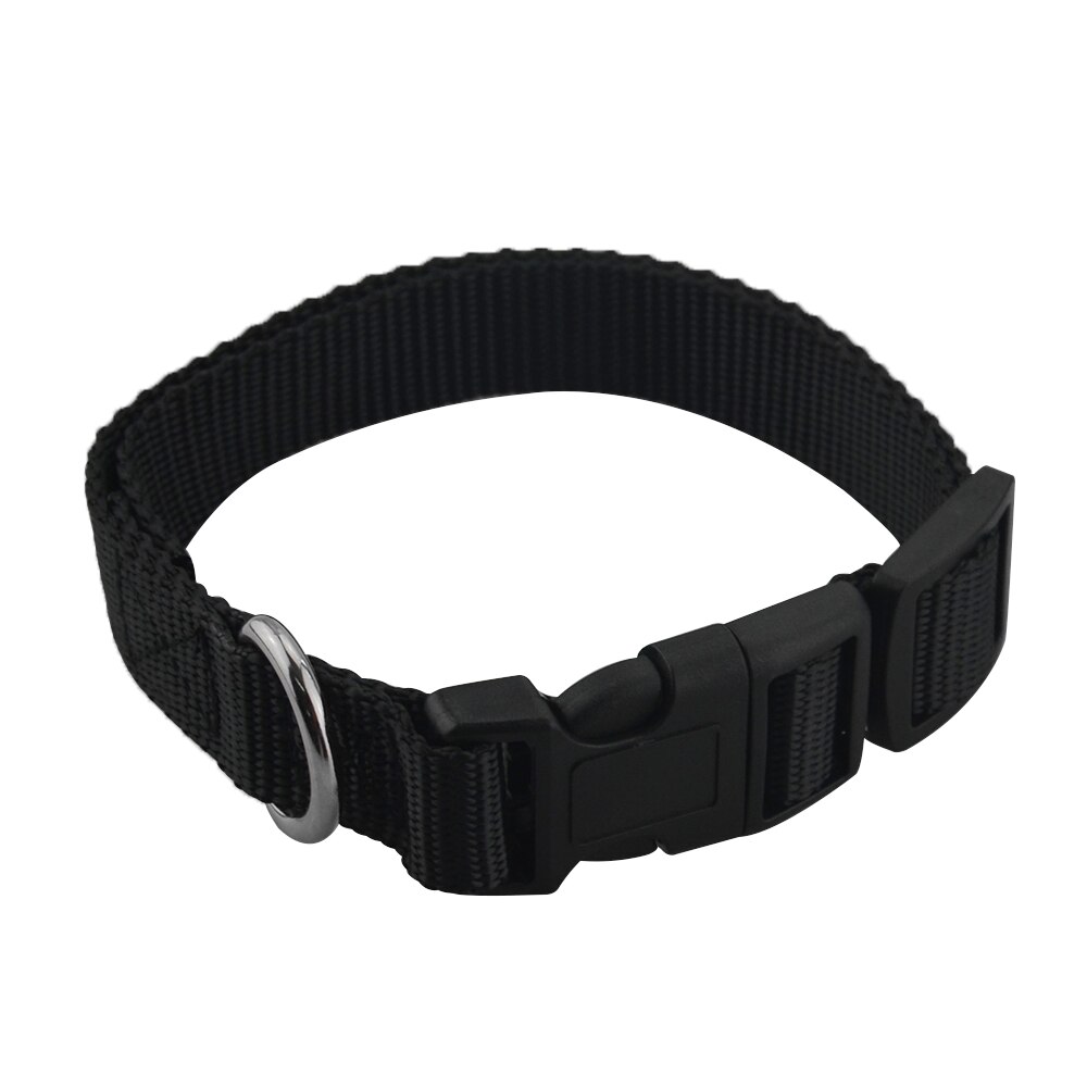 Fast svart husdjurshalsband matchat med tkstar original gps husdjurstracker  tk911 bästa justerbara krage för katter/hundar/husdjur