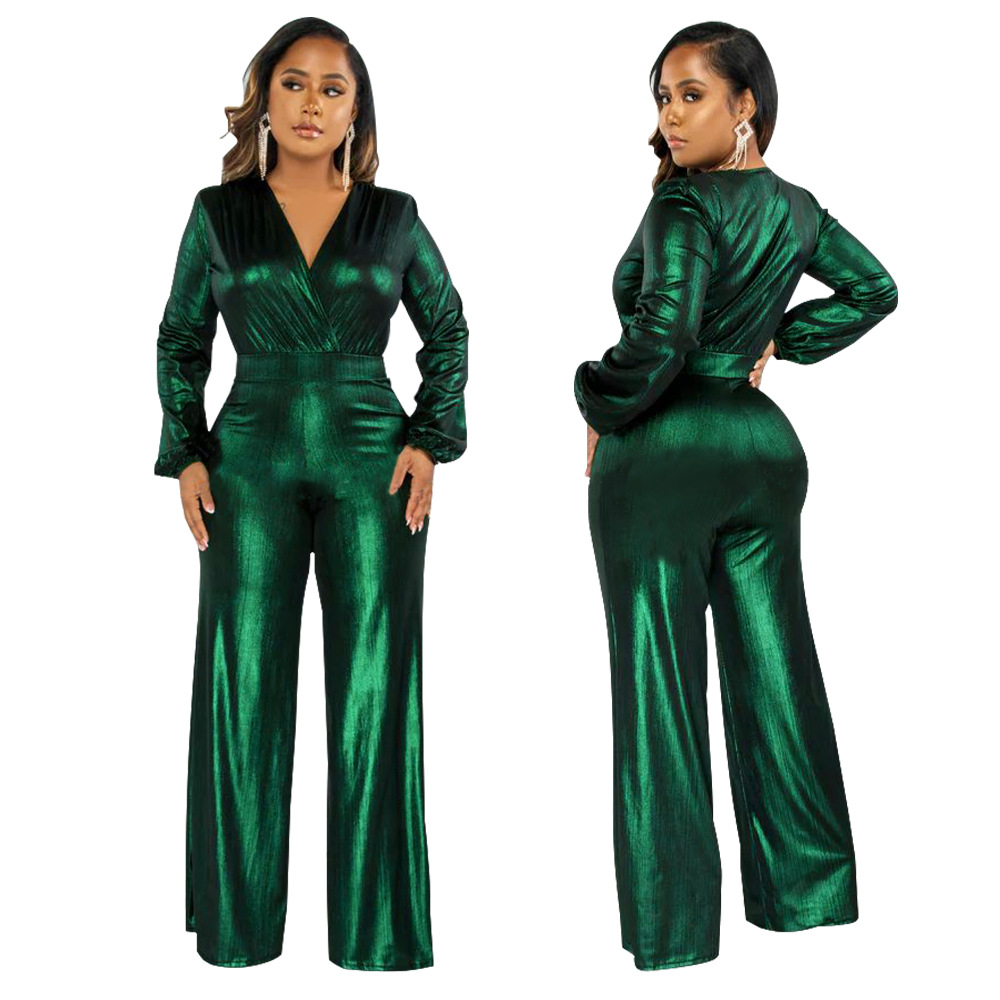 Jumpsuit kvinder efterårstøj kvinder klubtøj fødselsdagstøj kvindelige overalls one piece outfit efterårstøj