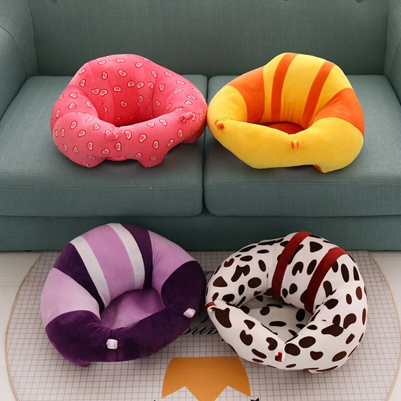 Baby seats sofa support chair learning to sit soft plush toy seat without filler