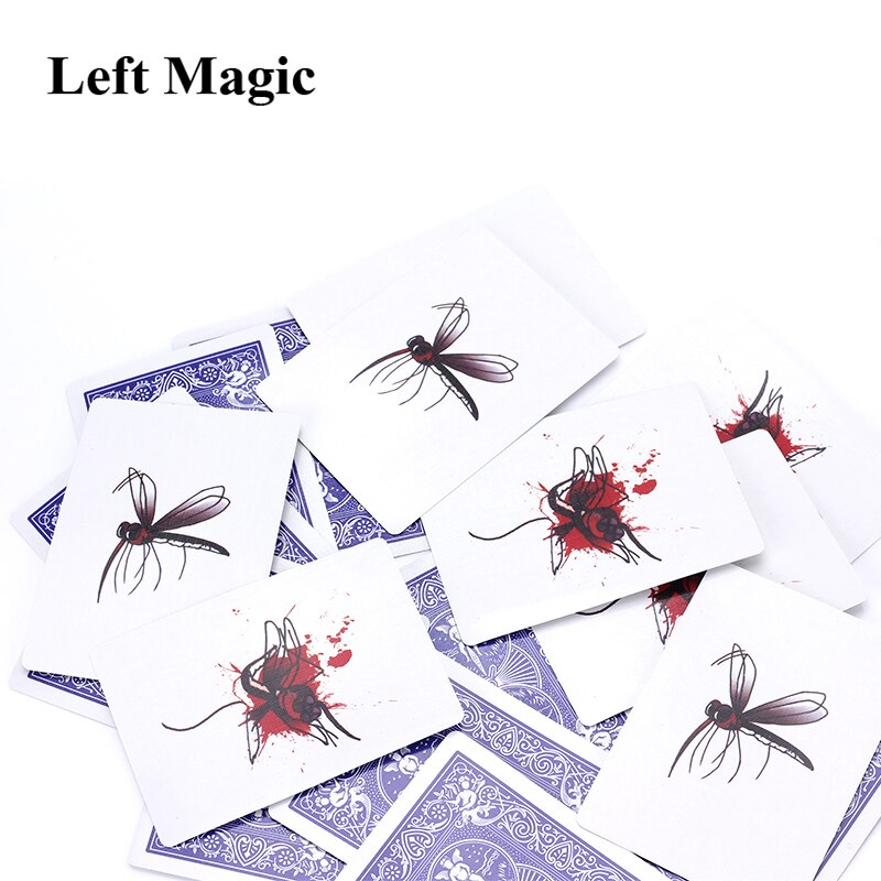 Myg action børn magiske rekvisitter magiske kortsæt magiske trick mentalisme illusion sjov tæt på let at lave magi