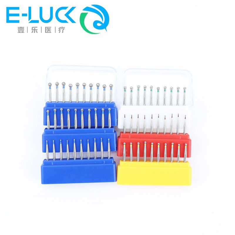 100pcs Polishing Drill Dental Diamond Burs BR 1.6mm Polisher Bur Accessories For Dentist Teeth Whitening