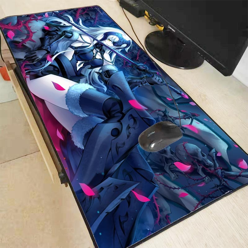 Alfombrilla de ratón Mairuige Fate/Grand Anime, alfombrilla grande para ordenador de Gamer, alfombrilla para ratón de 900x400x3mm, alfombrillas para escritorio de oficina