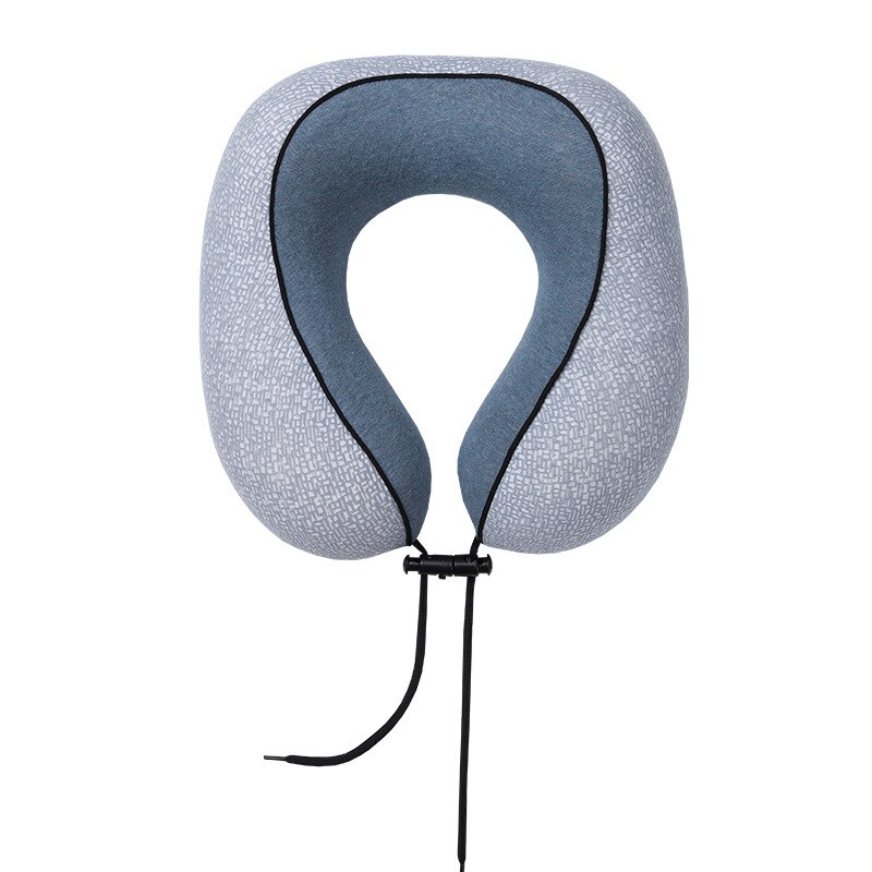 Multi-functional U-shaped Pillow Memory Foam Hump Shape Nap Pillow Travel Pillow: Blue
