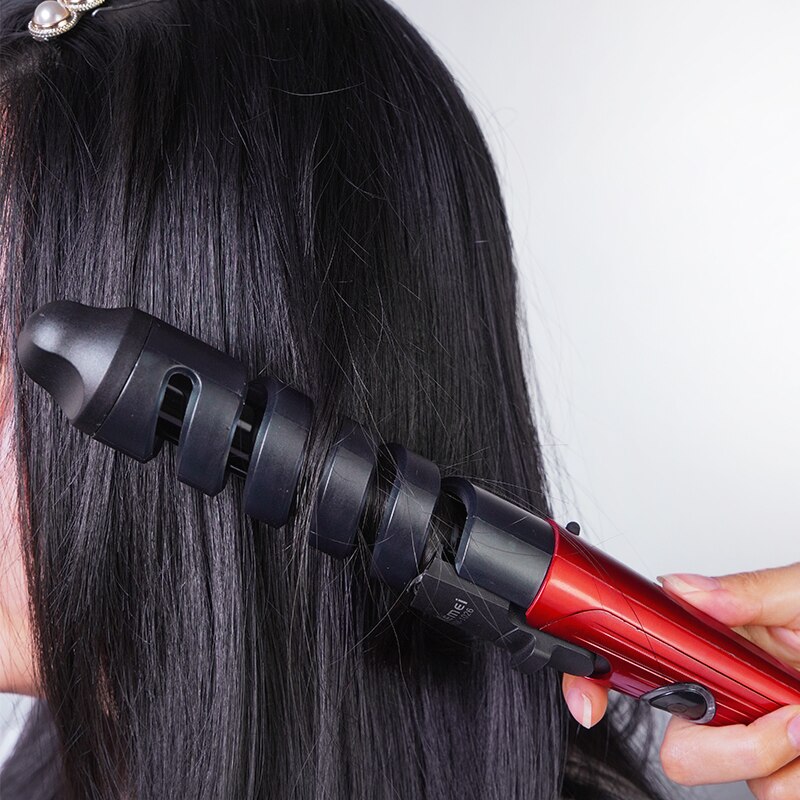 Electric Hair Curler 110-220V 45W Spiral Curling Iron Wand Curl Styler Styling Tools Hair Modeler 35D