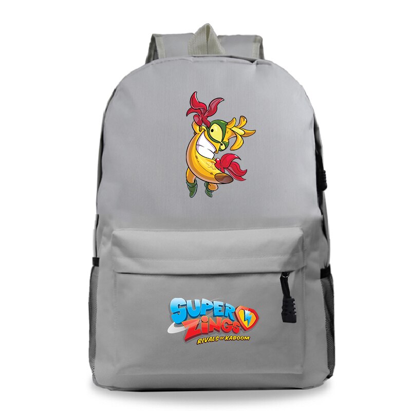 Sac A Dos Bookbag Super Zings Cartoon Rucksack Frauen Schule Taschen für Teenager Mädchen Zurück Pack Lässig Reise Rucksack kinder