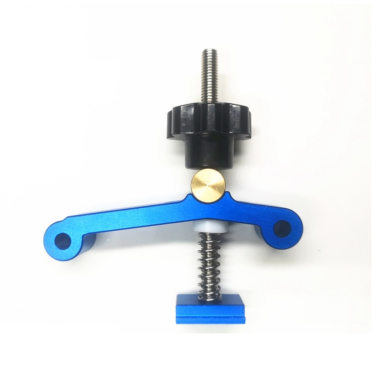 Updated 1Set Universal Clamping Blocks Platen Miter Track Clamping Blocks M8 Screw Adjustable Press Plate Woodworking Clamps