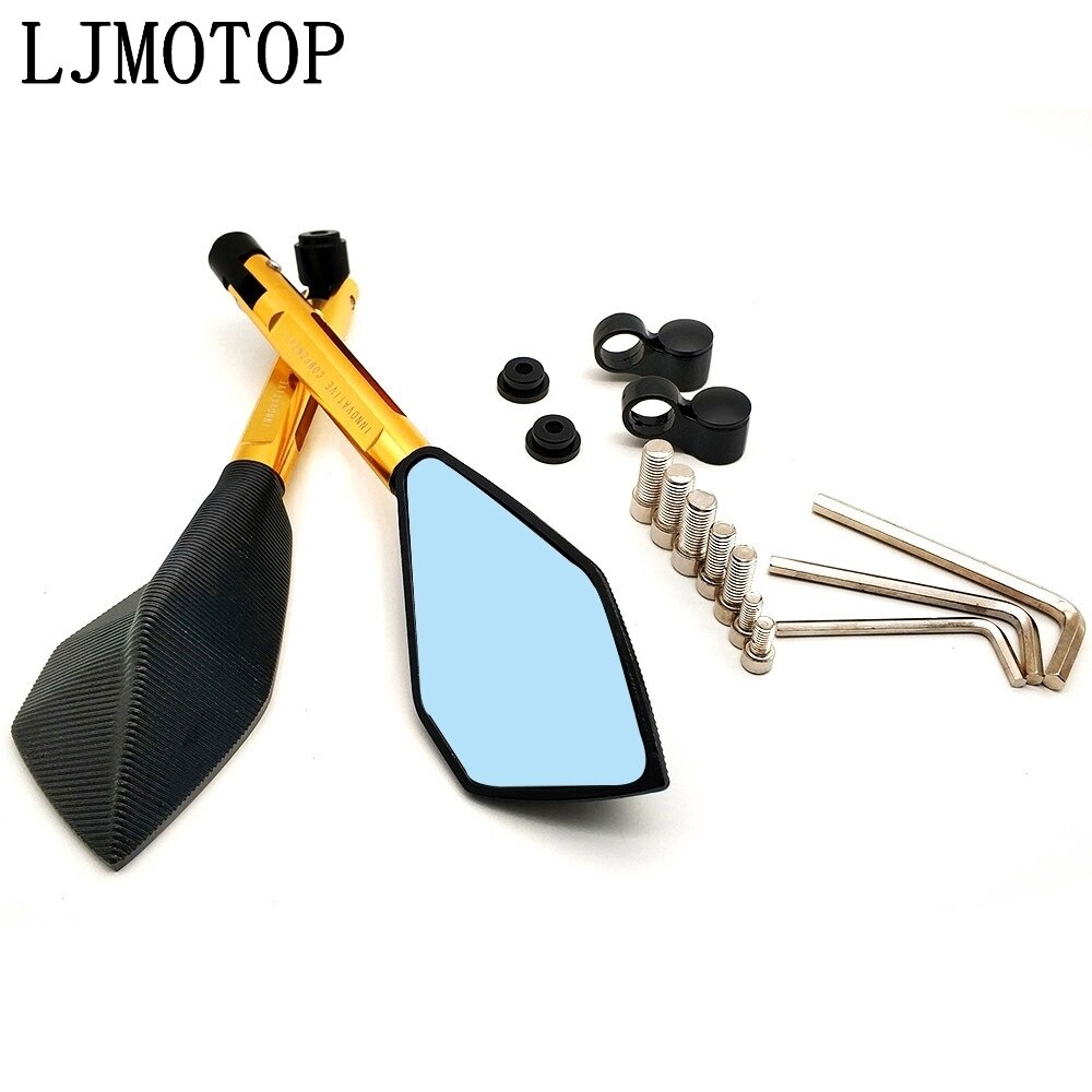 Motorcycle Mirrors Moto Side Rearview Mirrors CNC Aluminum For BMW K1200S K1300S/R/GT K1600GT/GTL R1200GS ADVENTURE R1250GS