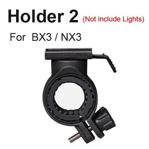 Newboler 5200 mah krachtige fietslamp 3 led aluminium usb fiets koplamp set regenbestendige mtb voorlamp fietslamp powerbank: Houder 2