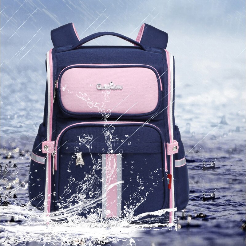 Grades 1-3-6 Collapsible Student Backpacks Children's Lightweight Cute Cartoons School Bag Kids Orthopedic School Backpack