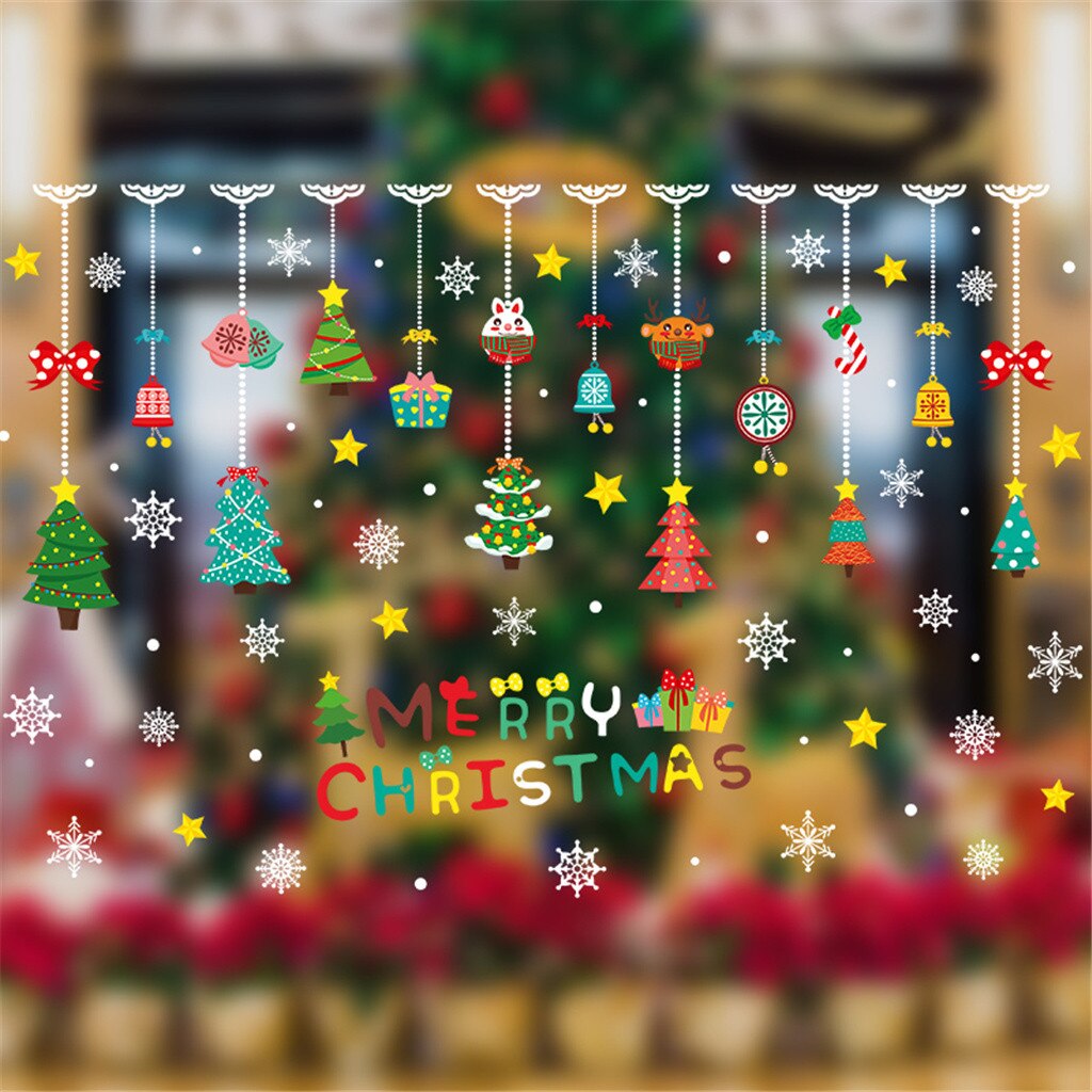 Weihnachten Mauer Aufkleber groß Nase Rentier Einkaufen Fenster Glas Dekor Fröhlich Christmas Dekorationen Pro Heimat Festival Wandgemälde Decals #20: C