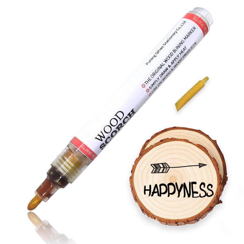 Rotulador para quemar madera, herramienta de hierro para reemplazar la pintura, punta fina, Artesanal: Scorch Marker