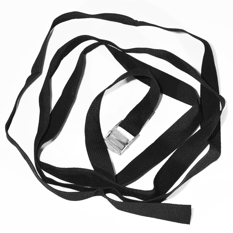 2.5 mx 25mm bilbagage bundet bilbagage fragt surringsbånd zinklegering nylon spænderem sort spændetov
