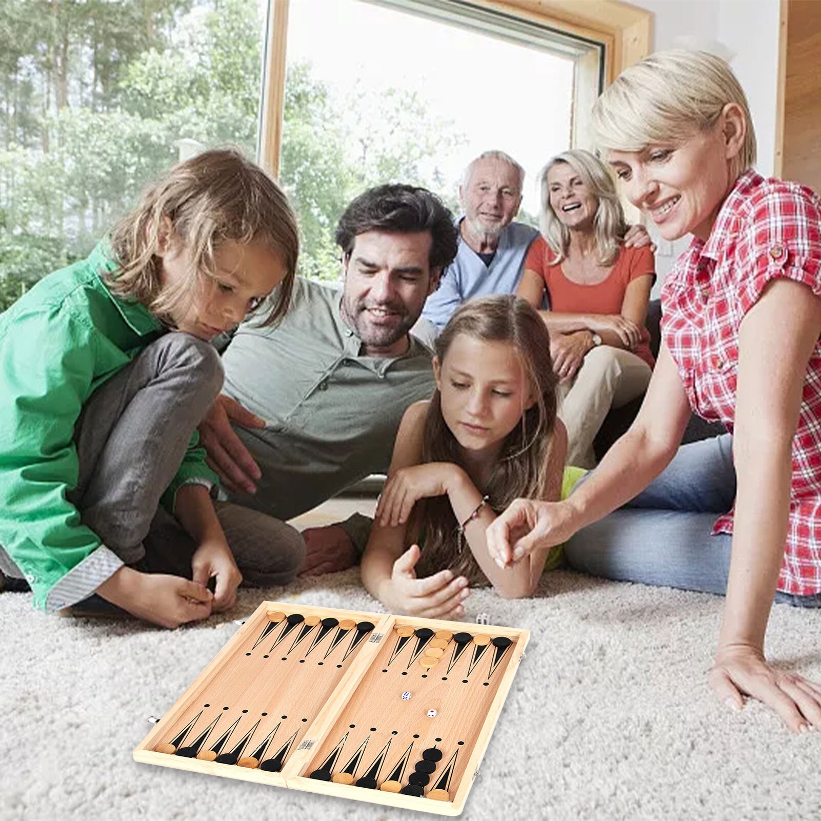 3 in 1 Holz Schach Backgammon Checkers Reise Spiele Schach Set Klapp Schachbrett Unterhaltung Weihnachten