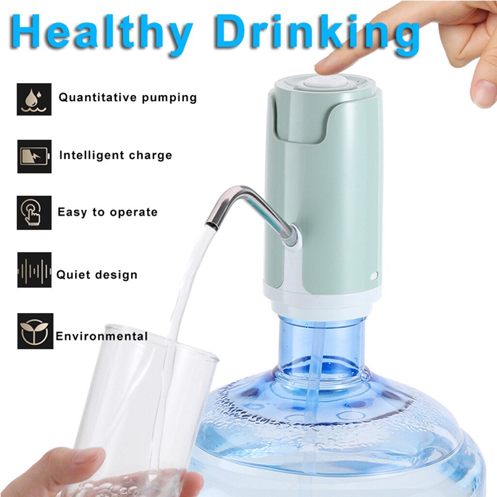Intelligent Automatic Electric Drinking Dispenser Water Bottle Pump USB Charging