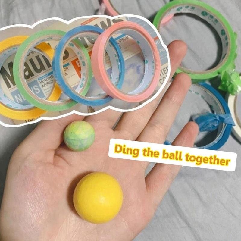 Decompressie Kleverige Bal Tape Anti Stress Trekken Plakband Snoep Kleur Fidget Speelgoed Volwassen Kid Ontspannen Autisme Angst