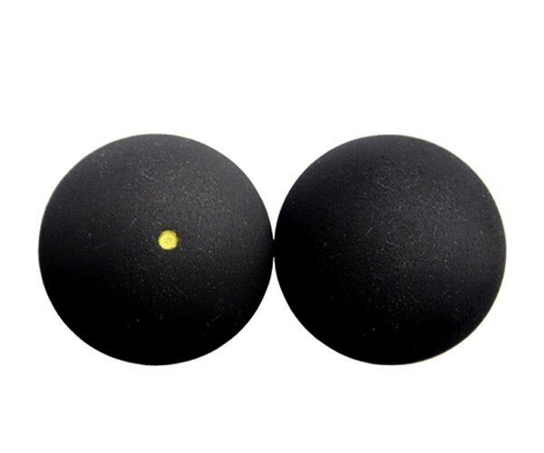 Free Shippinig (5pcs/lot) Squash Ball Red Dots Sports Rubber Squash Racquet Ball Made in Taiwan: yellow dot