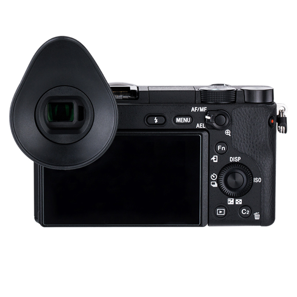 Soft Silicone Clearer Parts 360 Degree Rotate Large Cover Simple Camera Eyecup Easy Install Eyepieces For Sony A6000 A6300 NEX-7