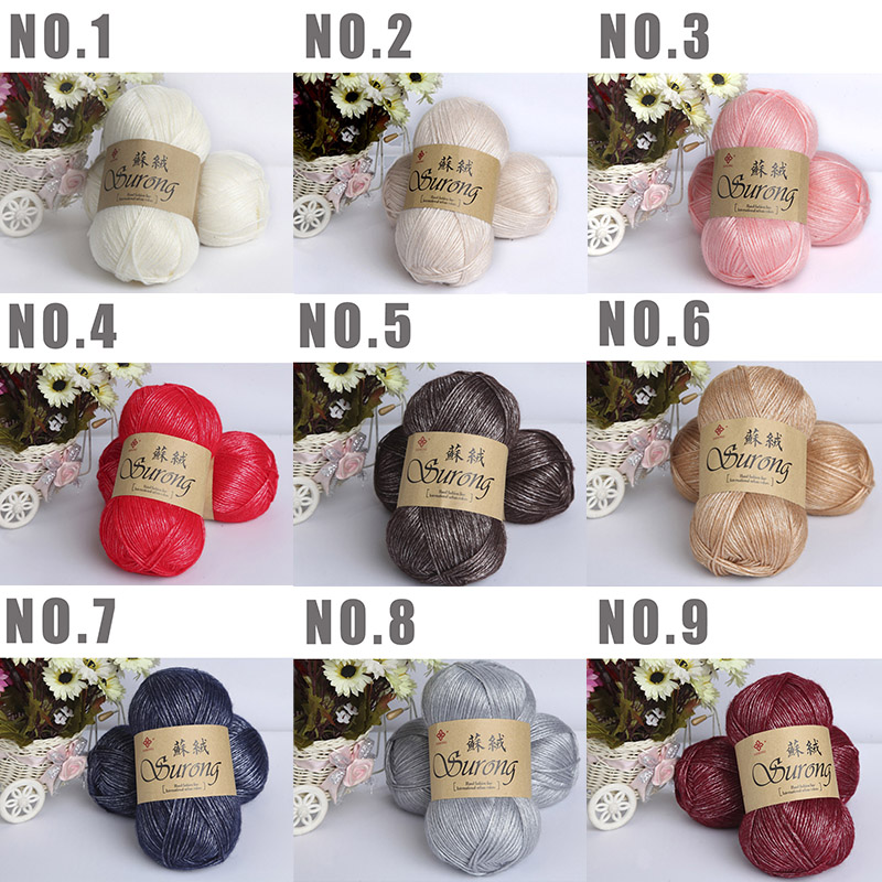 Fils à tricoter en coton, 1kg, fil en laine épais pour tricoter, Crochet, couture, écharpe, bricolage à la main