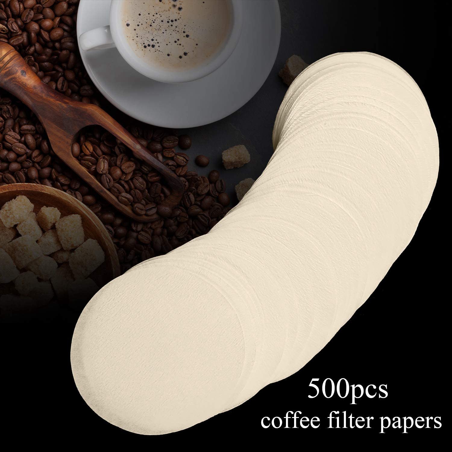 500 Stück Ersatz papier filter runde Kaffee maschinen filter für Aerobie Aeropress-Kaffee-und Espresso maschinen
