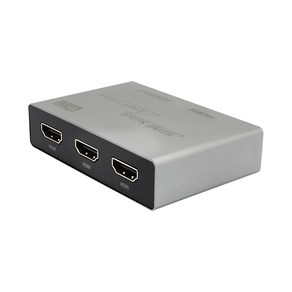 Switcher HDMI 2.1-compatible 2 in 1 out Ultra speed 8k@60Hz and downward Switch adapter With switch button For HDTV Projector