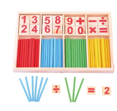 Giocattoli in età prescolare Montessori Conteggio Forma Geometrica Cognizione Partita Per Bambini di Educazione Precoce Sussidi Didattici Matematica Giocattoli Per I Bambini GYH