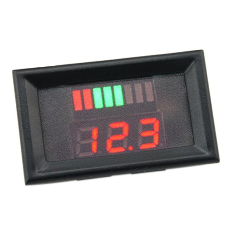12V 24V 48V 60V Auto Lood-zuur Batterij Niveau Indicator Batterij Tester Lithium Batterij Capaciteit meter Led Digitale Voltmeter