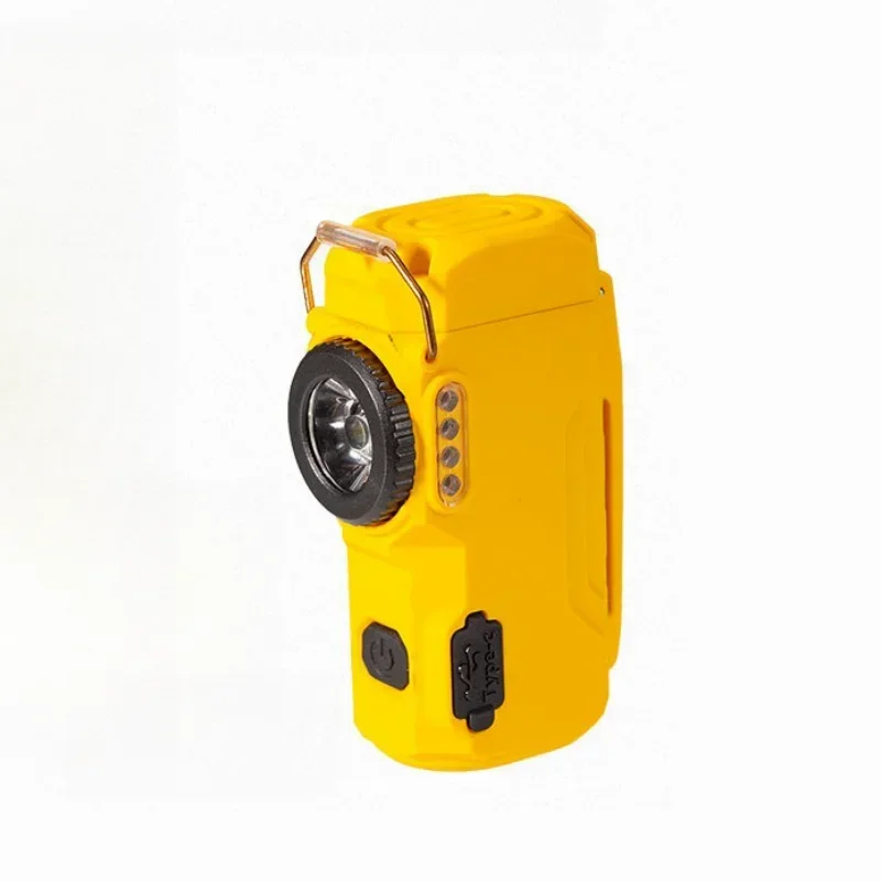 draussen winddicht und wasserdicht Dual Bogen Licht multifunktionale Taschenlampe Notlicht USB Schnellladung Licht Feuerzeug: Blau