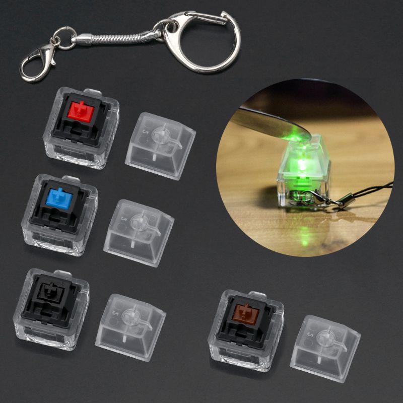 1PC Cherry MX Switch Mechanical Switch Keychain For Keyboard Switches Tester Kit Without LED Light Toys Stress Relief