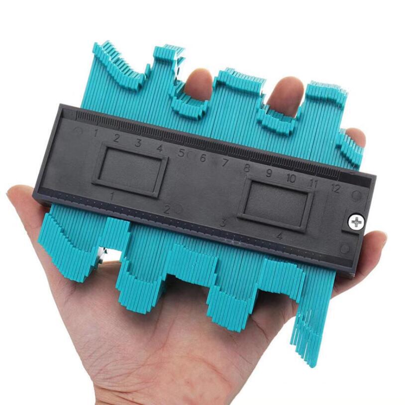 Régua de medição curvada universal, 12cm/25cm, arco irregular, molde de desenho, régua de parede, ferramenta de medida, medição, medidor de contorno