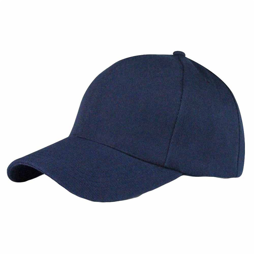 Unisex Verstelbare Tennis Cap Outdoor Sport Effen Baseball Gorra Tenis Katoen Ademend Zonnescherm Tennis Caps Paardenstaart Cap 0905: Navy