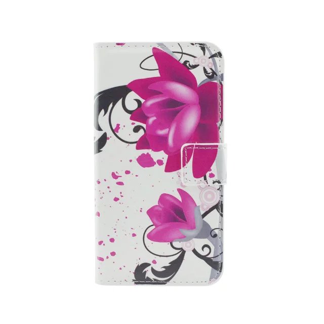 Bloem Lederen Portemonnee Gevallen Voor Lg K10 Lte 4G K430 K430ds K430y K420n K410 Telefoon Case Fundas Back Cover shell Kaarthouder Coque: hehua