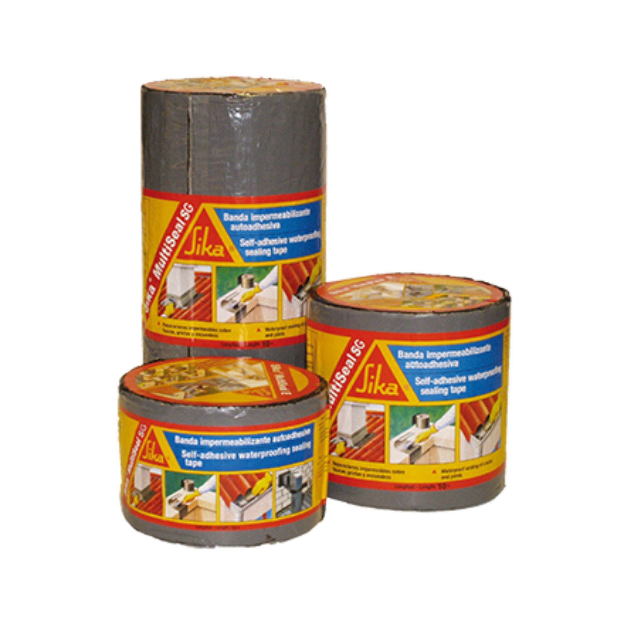 Sika Multiseal SG, Banda autoadhesiva impermeabilizante, Gris, 100mm x 12m