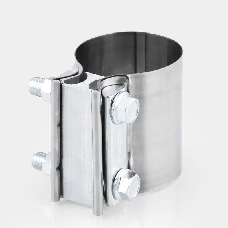 2.5 Inch Muffler Clamp Stainless Steel Exhaust Pipe Universal Elbow Joints Clip