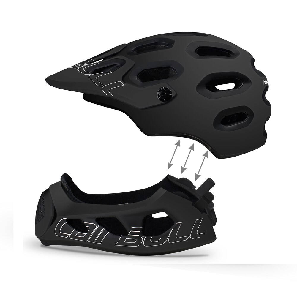 Casco ultraligero de cobertura completa para Ciclismo, protector bucal para bicicleta de montaña o de carretera, Casco DH de 56-62cm