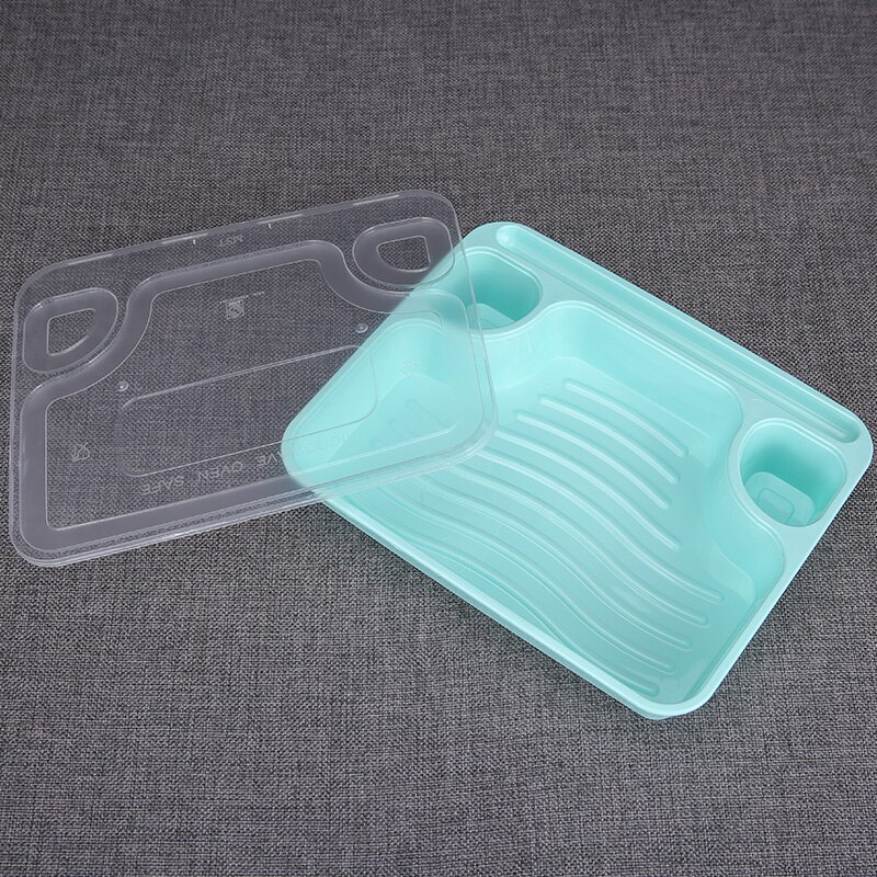 Disposable takeaway meal box packing box: Blue