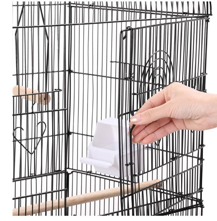 Moderne Vogelnest Vogelkooi Carbon Staal Ei Kooi Vogel Huis Outdoor Decoratieve Opknoping Parrot Nest Huizen Huisdier Vogels Slaapkamer hwc