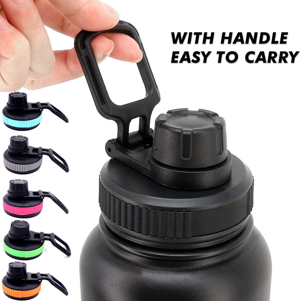 For Hydro Flask Bottle Straw Flip Lid Cap Replacement Lid for Wide Mouth Water Bottle Outdoor Portable Plastic Bottle