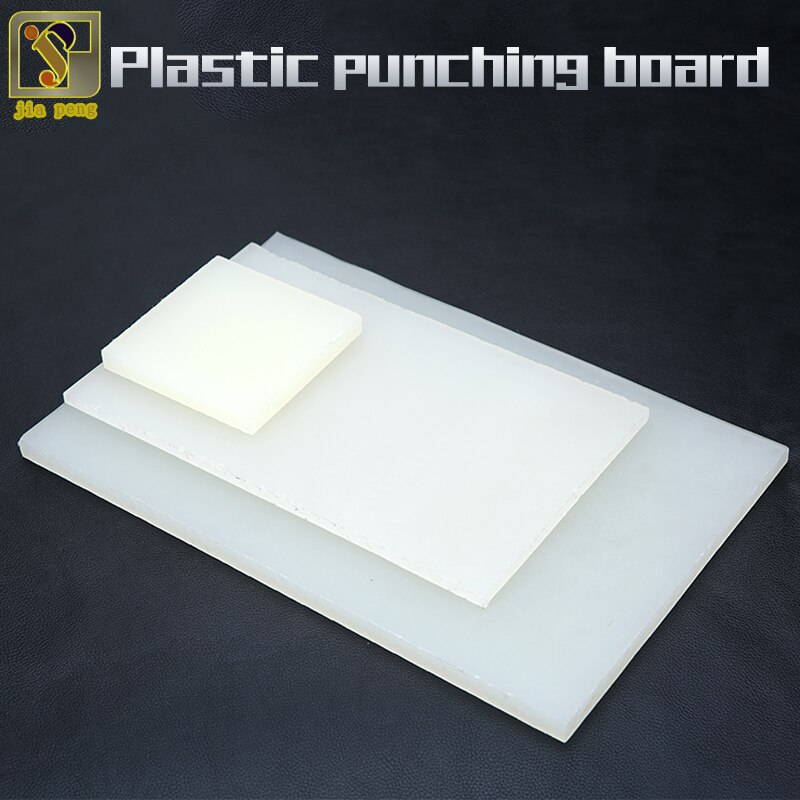 Planche à poinçonner en PVC, feuille de plastique blanche épaisse, tapis de maillet, outils d'artisanat en cuir, grande, moyenne et petite taille, 1 pièce