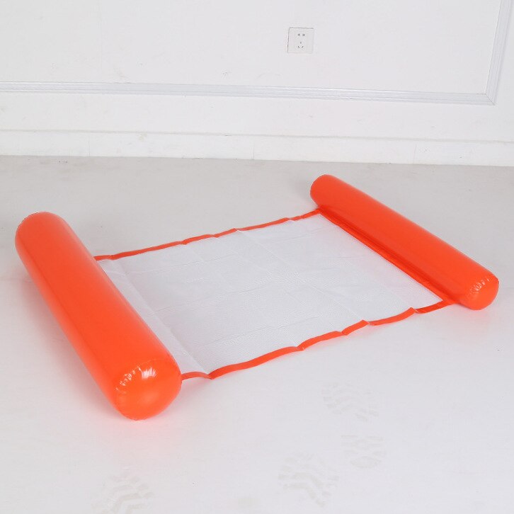 Opblaasbare Hammick Opblaasbare Drijvende Rij Water Hangmat Multifunctionnal Float Pool Bed Zwembad Water Sport Accessoire: Oranje
